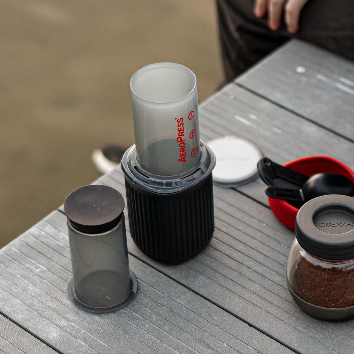 AEROPRESS GO - kavos ruošimo įrenginys Kavinukas verocafe