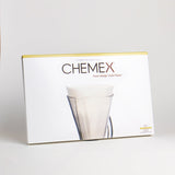 CHEMEX kavinuko filtrai, 100 vnt. Kavos ruošimo indai CHEMEX 3 puodeliams