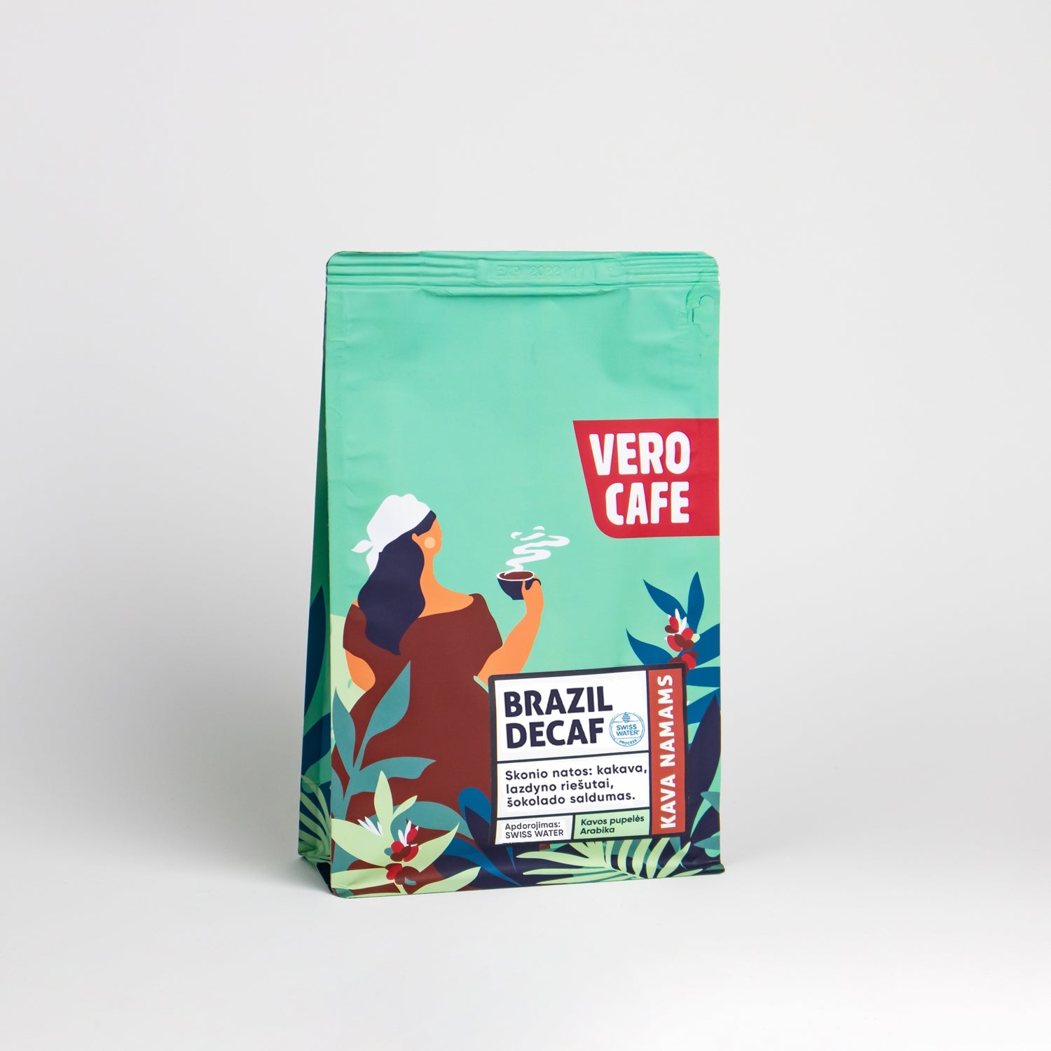 BRAZIL SWISS WATER DECAF Kava VERO CAFE 