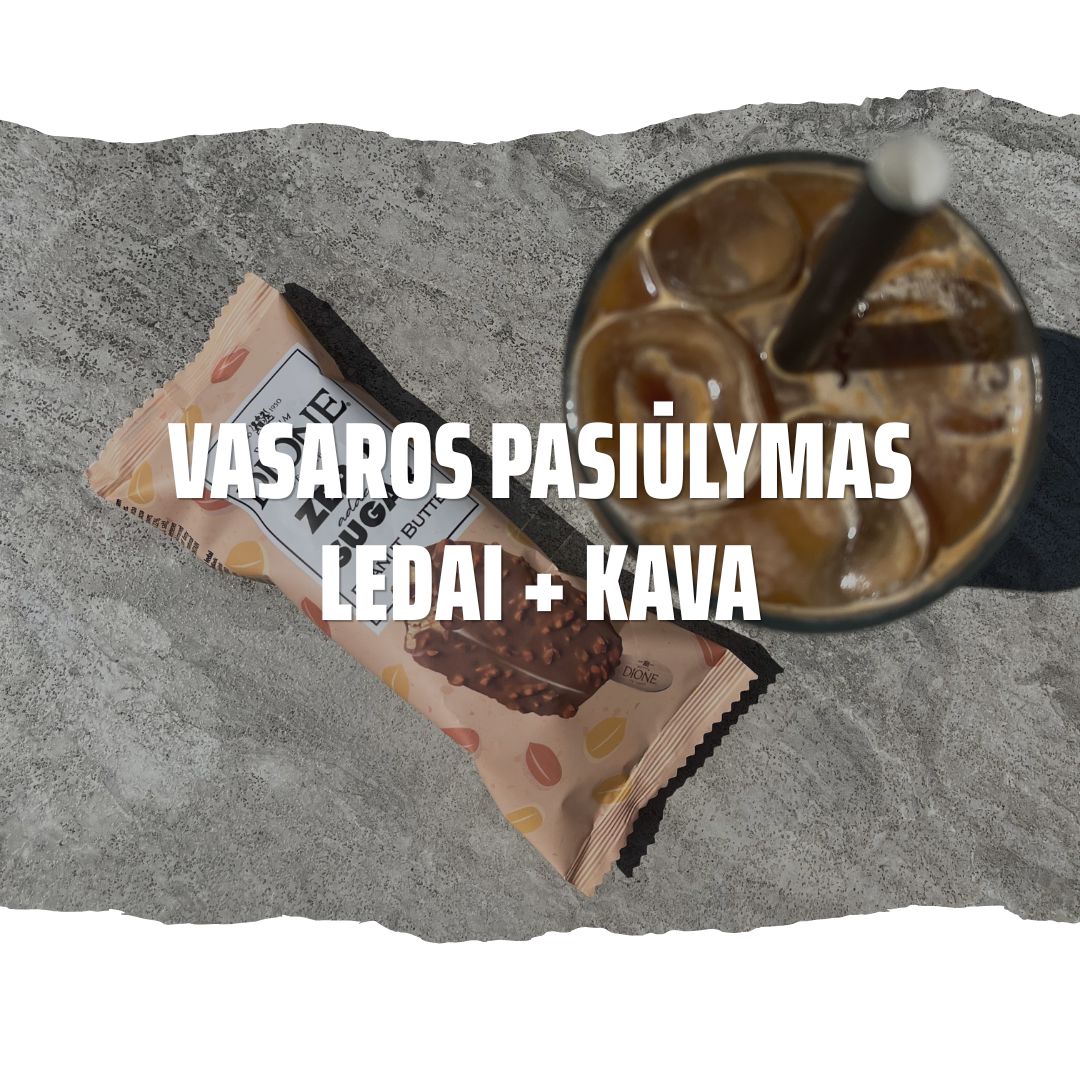 Vasaros pasiūlymas VERO CAFE: ledai su mėgstama kava -50% pigiau!