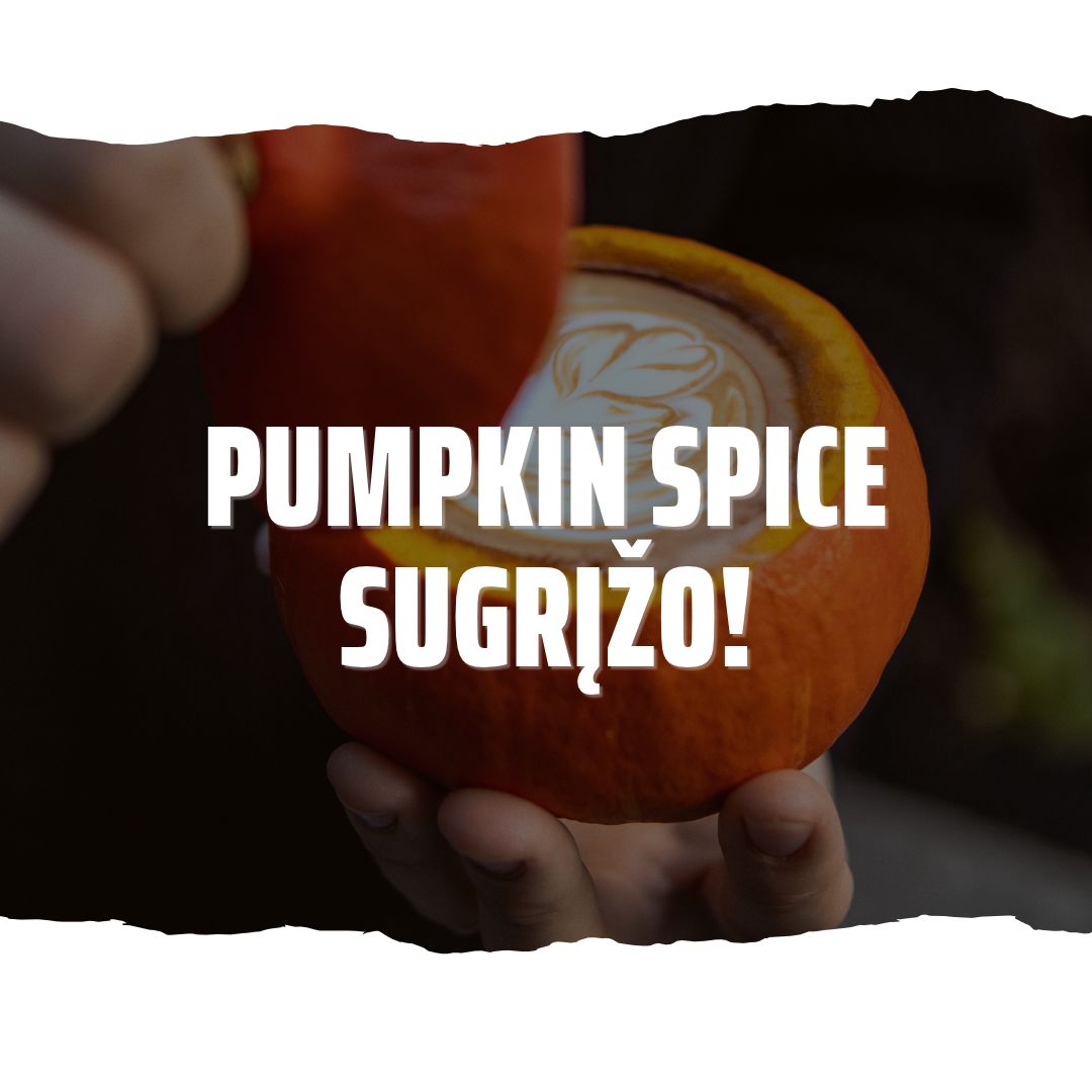 „Pumpkin Spice“ sugrįžo!