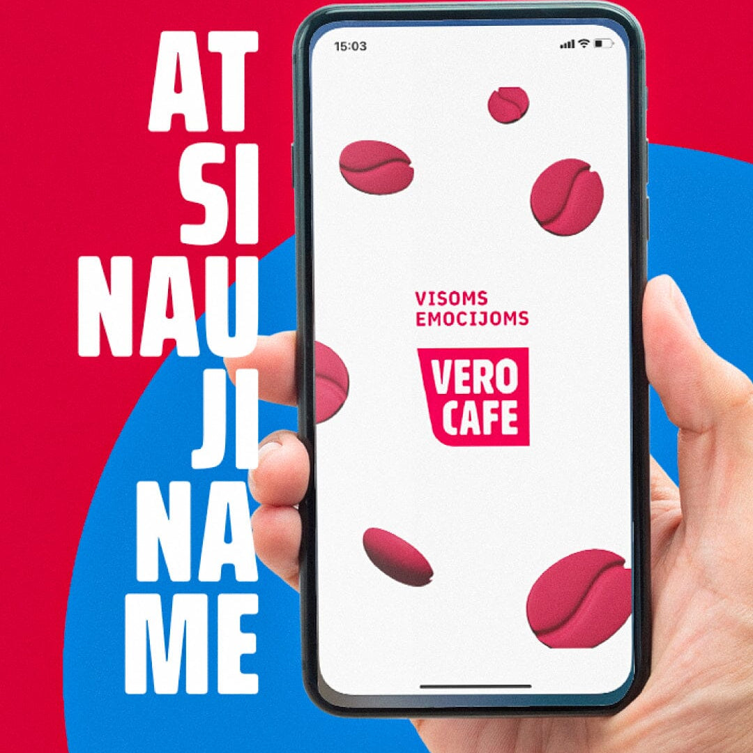 VERO CAFE programėlė atsinaujina!