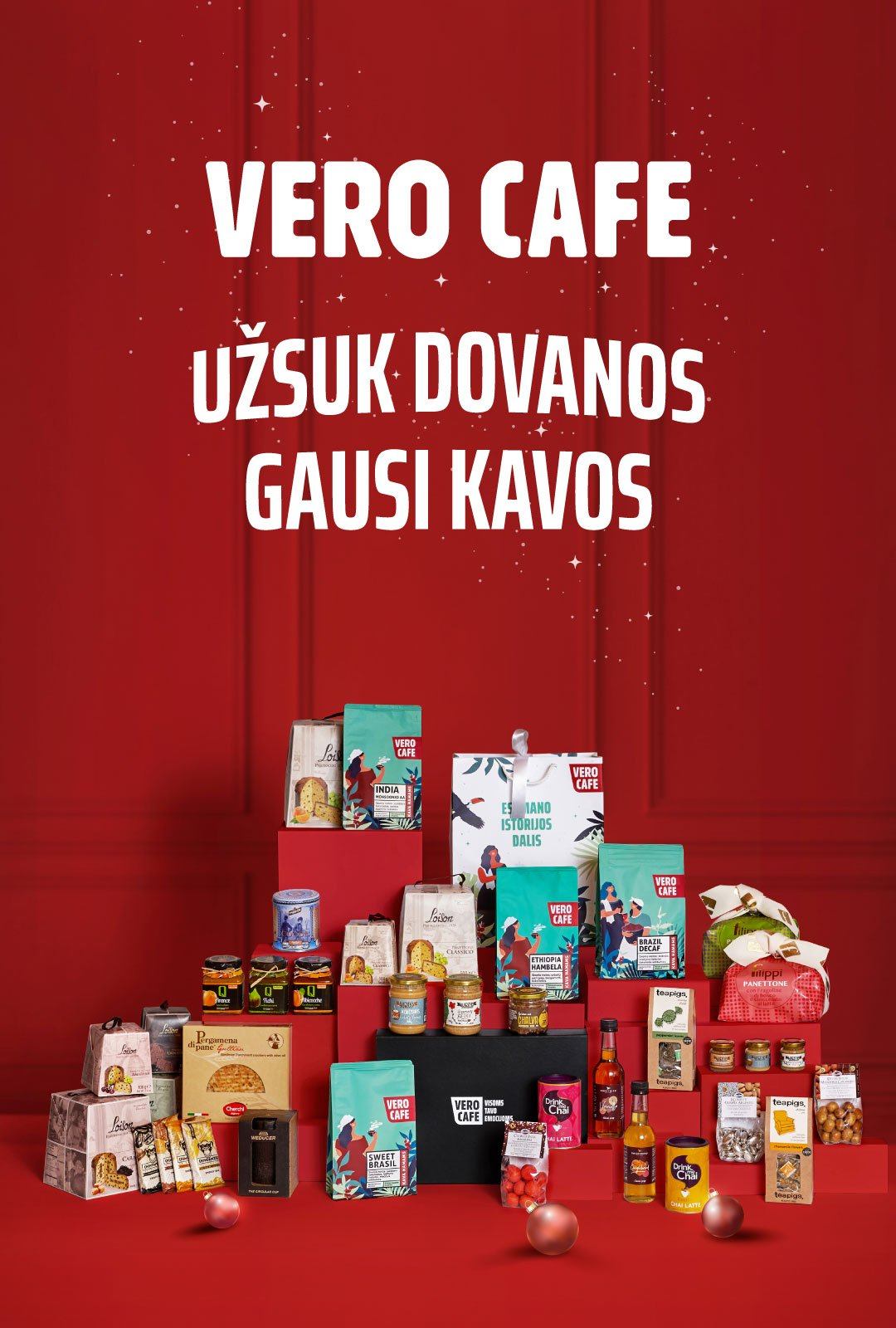 VERO CAFE / Kalėdinių dovanų asortimentas 🎁