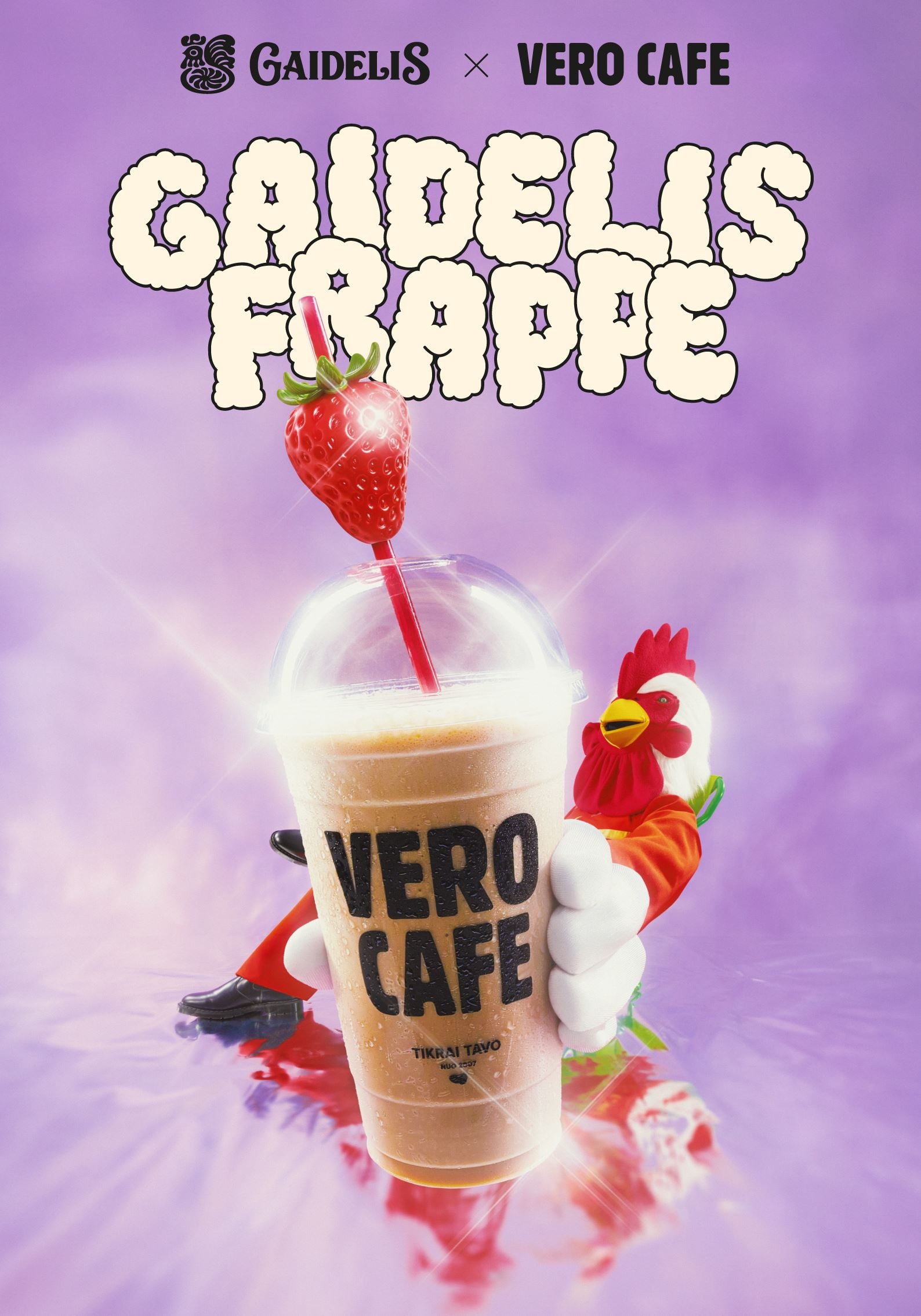 GAIDELIS FRAPPE – jau visose Vero Cafe!