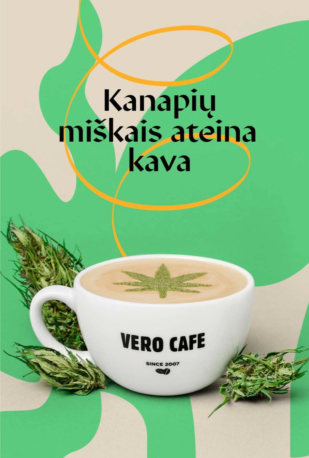 VERO CAFE / Kanapių Latte