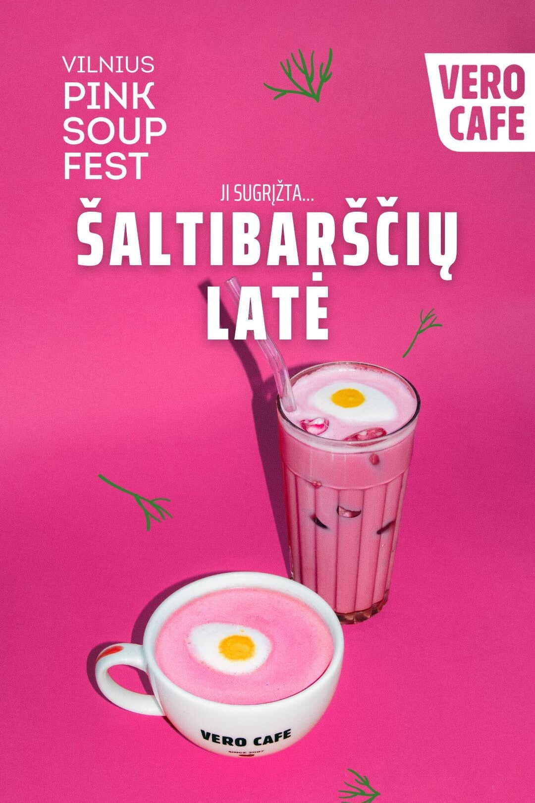 Šaltibarščių latė grįžta! / Vilnius Pink Soup Fest