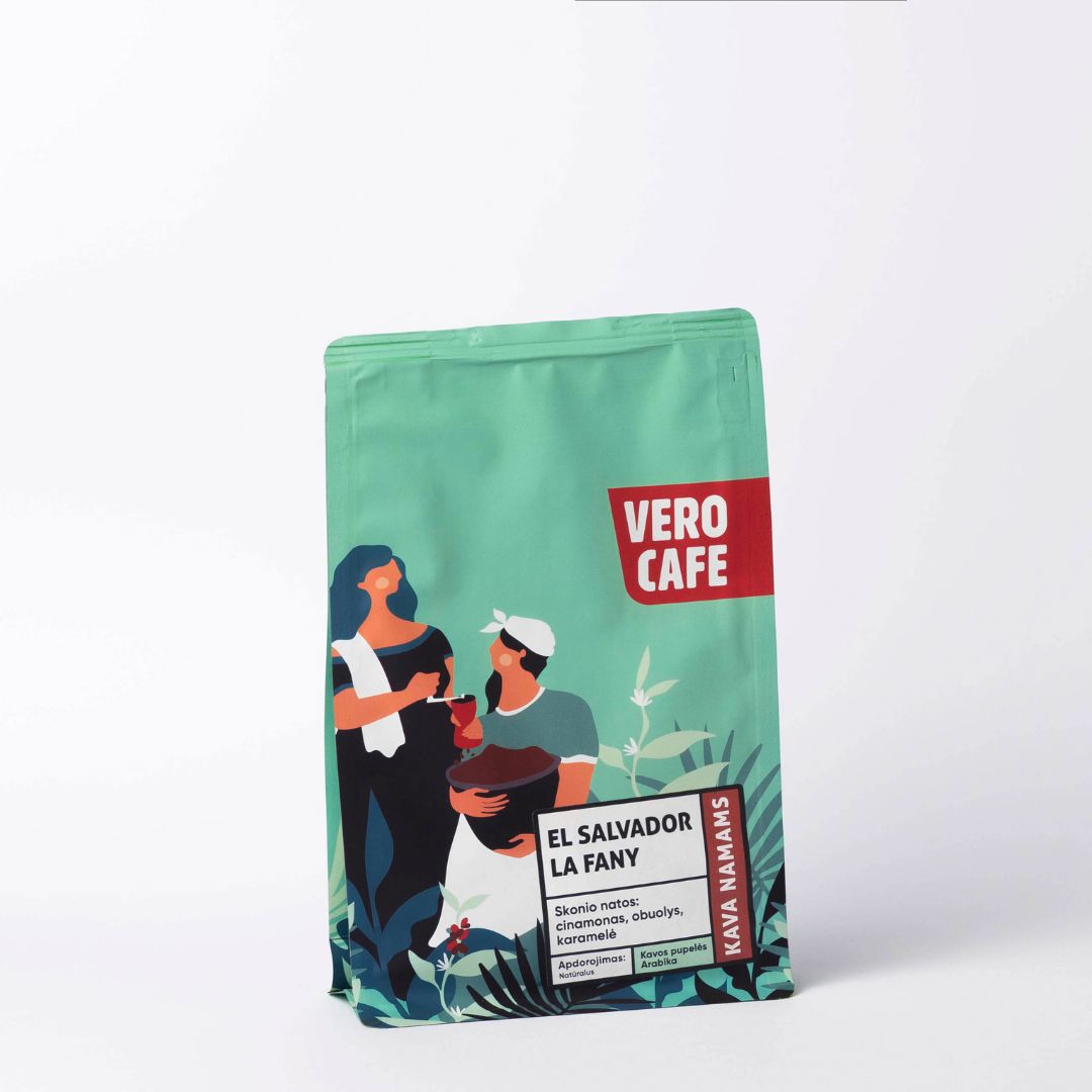 Kavos pupelės EL SALVADOR LA FANY 200 g Kava VERO CAFE 