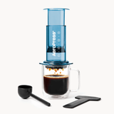 Aeropress Clear Blue kavos ruošimo prietaisas