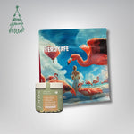 Dovanų rinkinys: Jorùs moliūgų sėklos šokolade 100 g ir kava 200 g VERO CAFE Flamingas 200 g Moliūgų sėklos baltajame šokolade kapučino skonio 100 g 