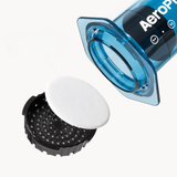Aeropress Clear Blue kavos ruošimo prietaisas
