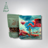 Dovanų rinkinys: Cascara džiovintų kavos uogų arbata 100 g ir kava 200 g VERO CAFE Flamingas 200g Malta 