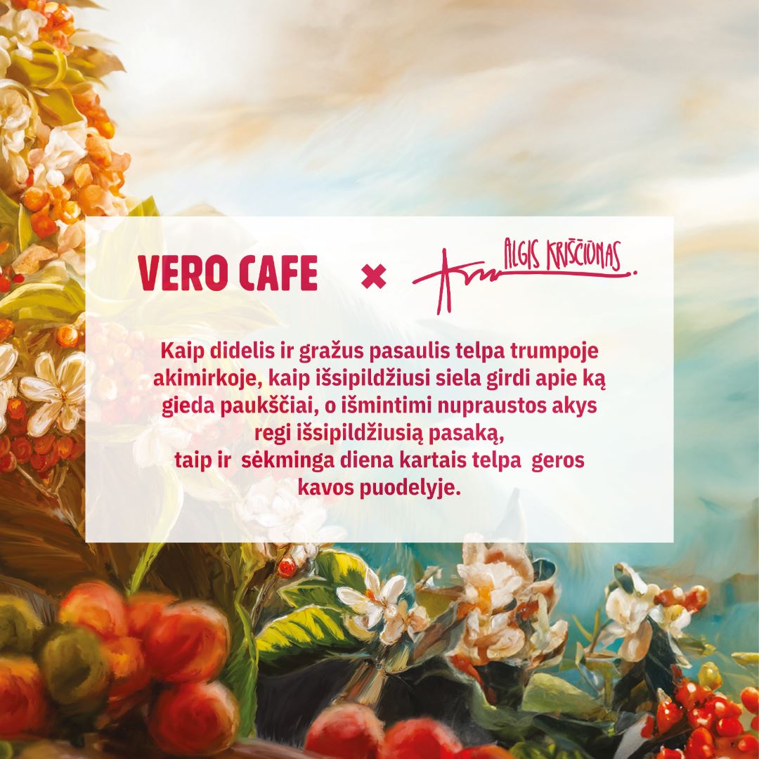 Riboto leidimo Kosmonauto kava Kava VERO CAFÉ 