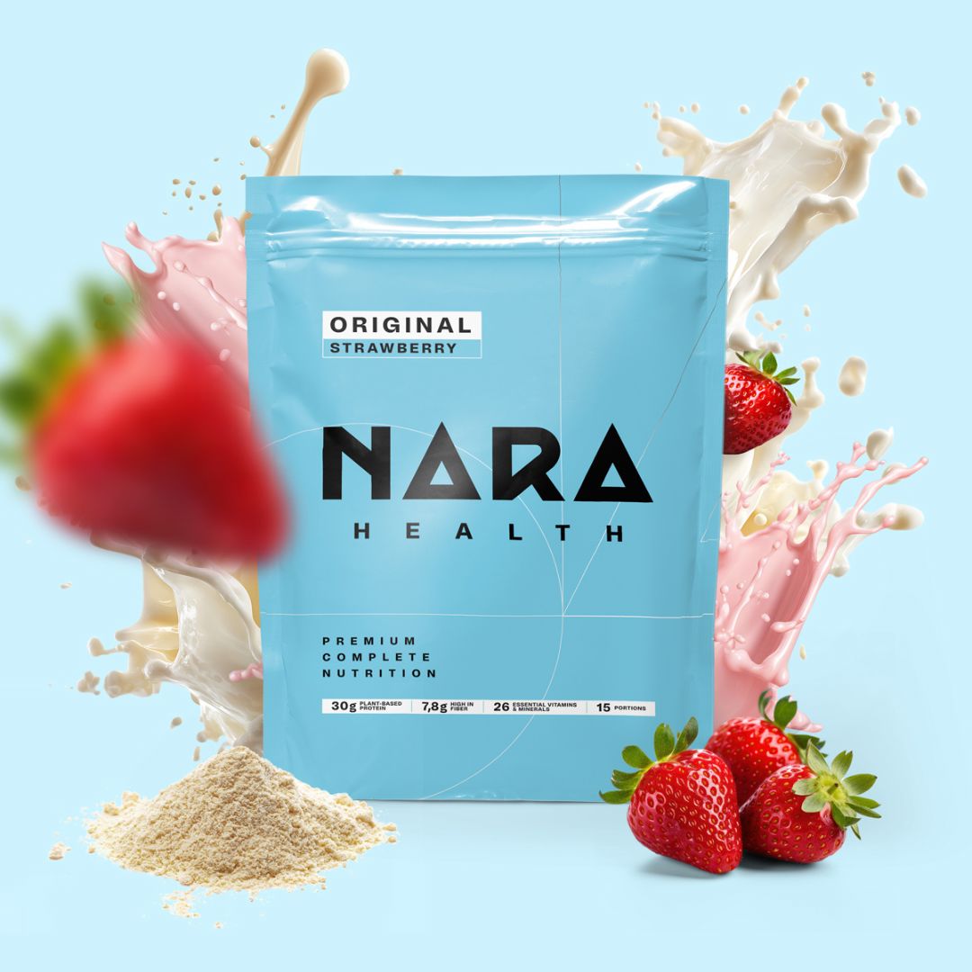 NARA HEALTH maisto kokteilis NARA Health Braškinis 