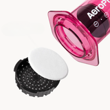 Aeropress Clear Pink kavos ruošimo prietaisas