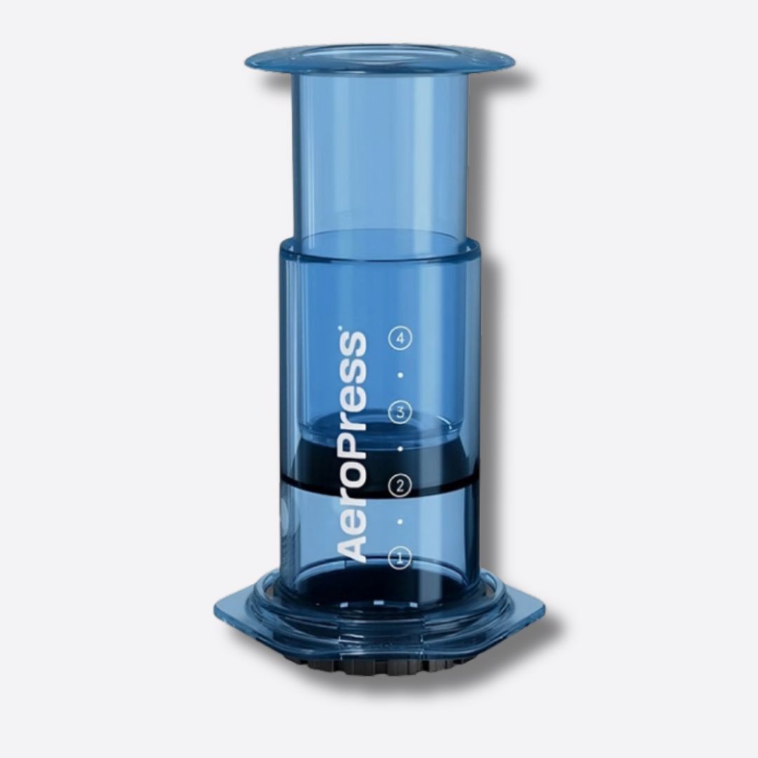 Aeropress Clear Blue kavos ruošimo prietaisas Kavos ruošimo indai VERO CAFE 