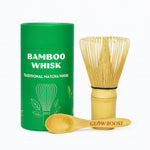 Matcha bambukinė šluotelė su šaukšteliu DOVANŲ IDĖJOS VERO CAFE 