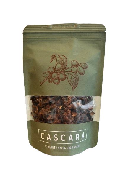 Džiovintų kavos uogų arbata CASCARA 100g Kitos prekės VERO CAFE 