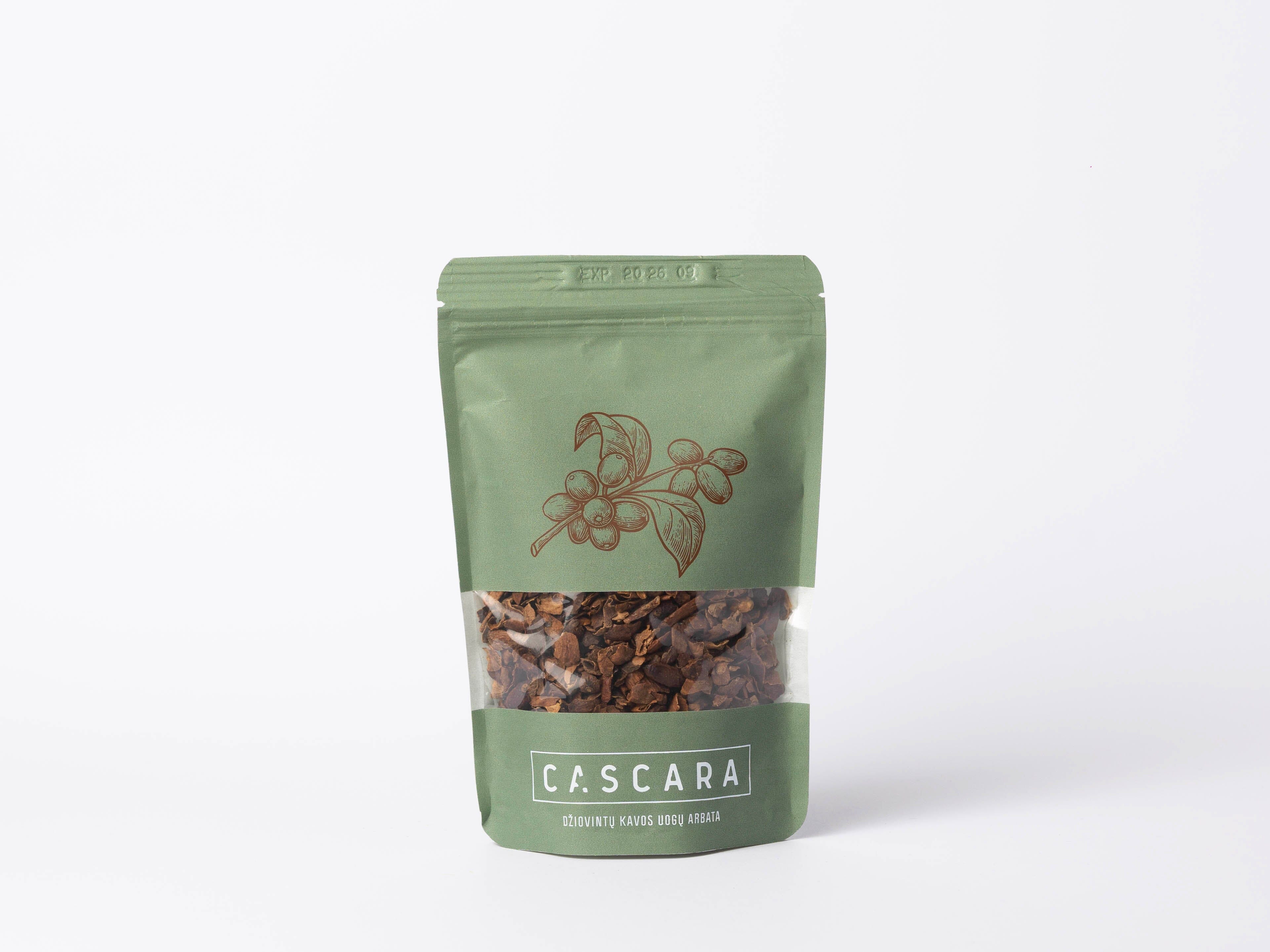 Džiovintų kavos uogų arbata CASCARA 100 g Kitos prekės VERO CAFE 