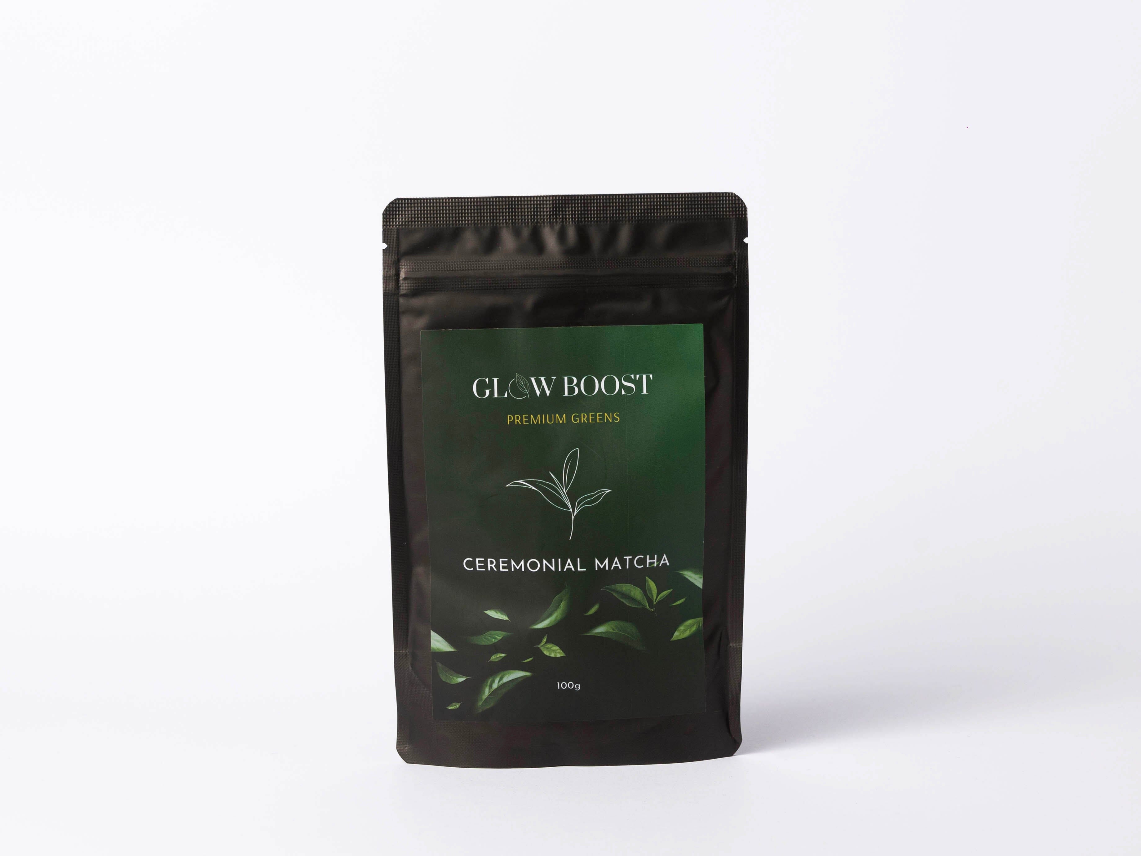 GLOW BOOST Ceremoninė Matcha 100 g DOVANŲ IDĖJOS VERO CAFE 