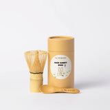 Matcha bambukinė šluotelė su šaukšteliu DOVANŲ IDĖJOS VERO CAFE 