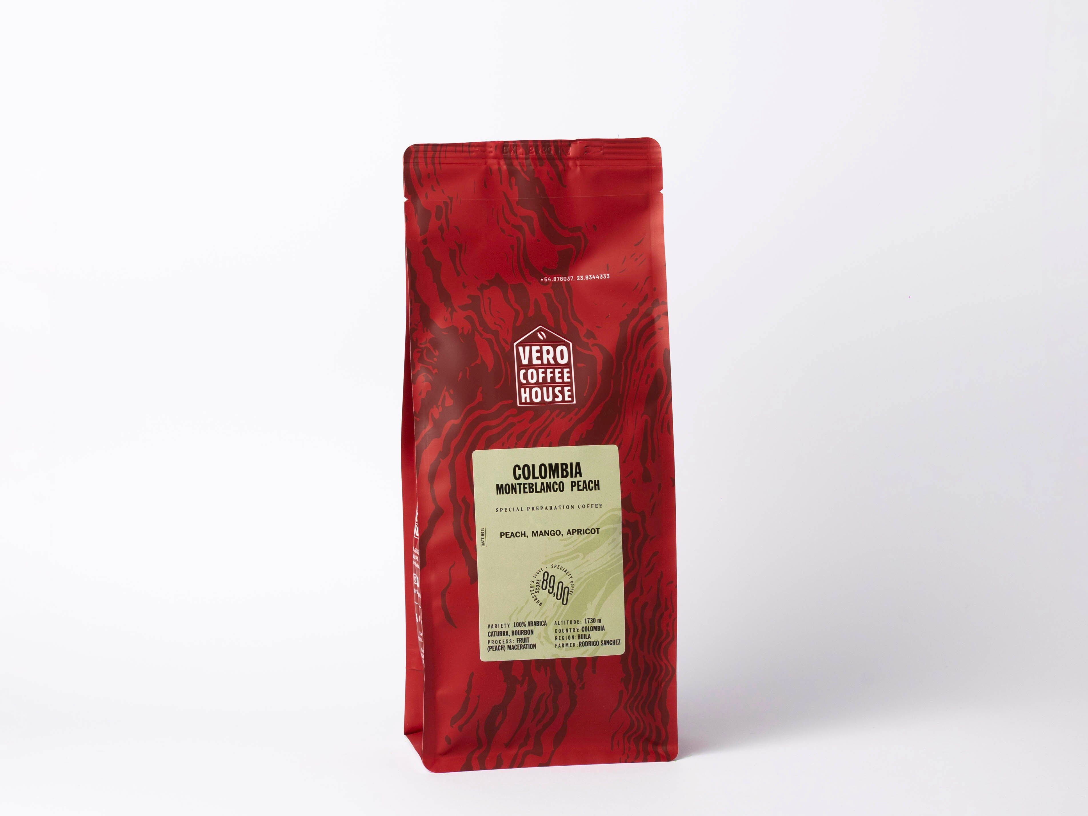 Colombia Monteblanco Peach 1 kg VERO CAFE 