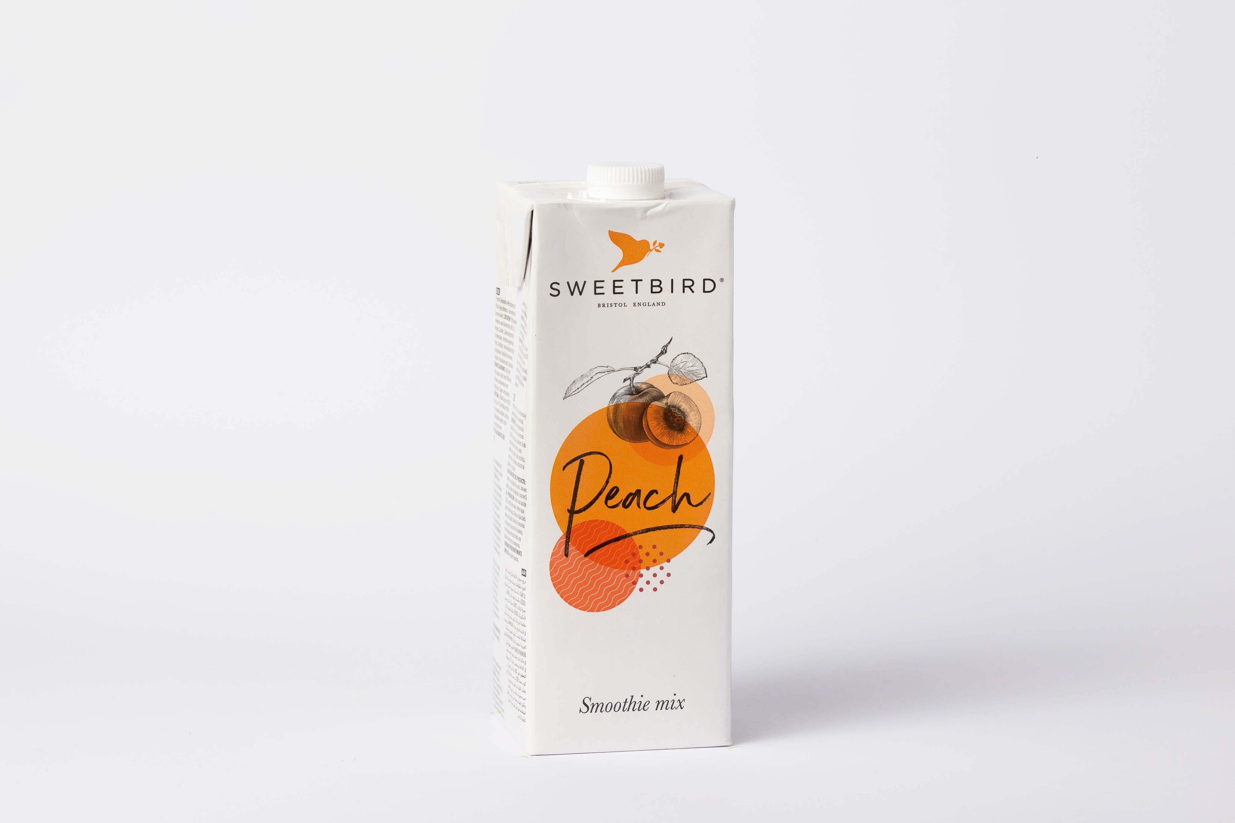 SWEETBIRD smoothie mišinys 1 l Kavos priedai Sweetbird Persikų 