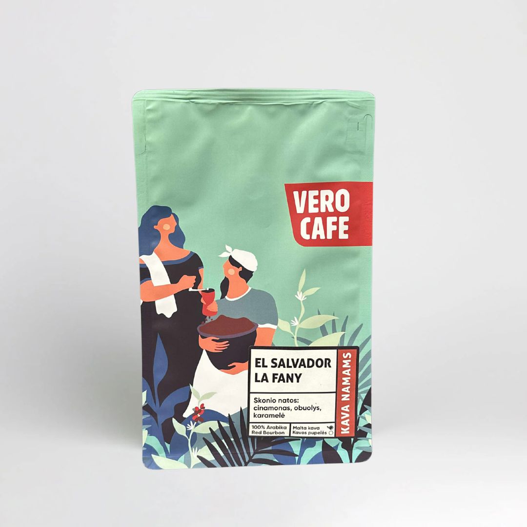 Kavos pupelės EL SALVADOR LA FANY 200 g Kava VERO CAFE 