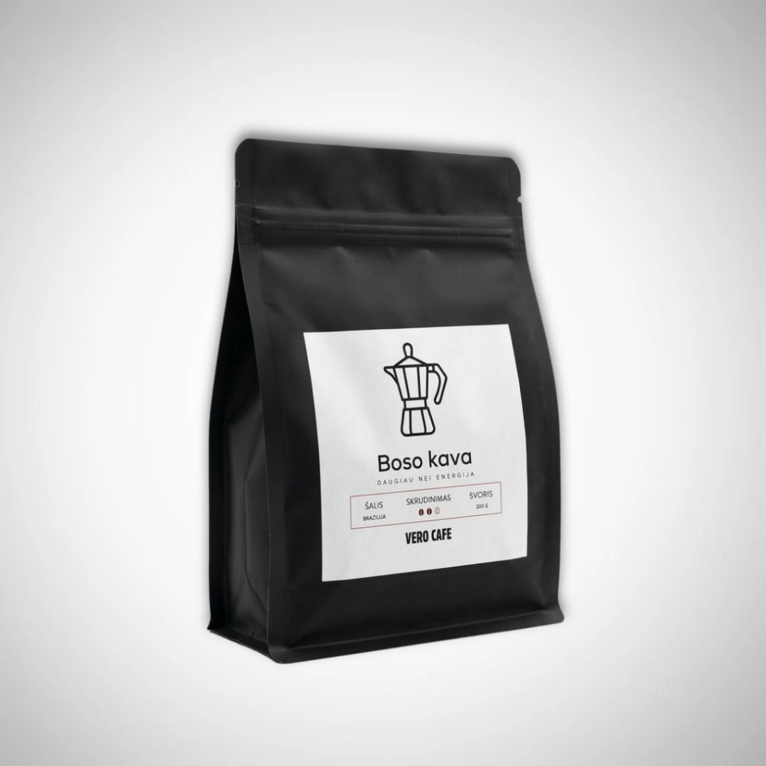 Riboto leidimo BOSO KAVA 200 g Pietų ir Centrinės Amerikos kava VERO CAFE 