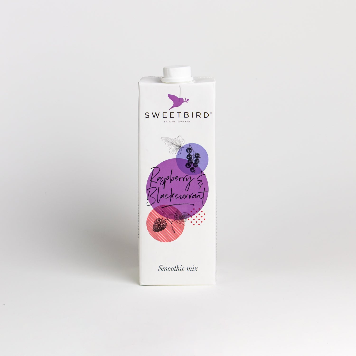 SWEETBIRD smoothie mišinys 1 L Smoothie Sweetbird Aviečių ir juodųjų serbentų 