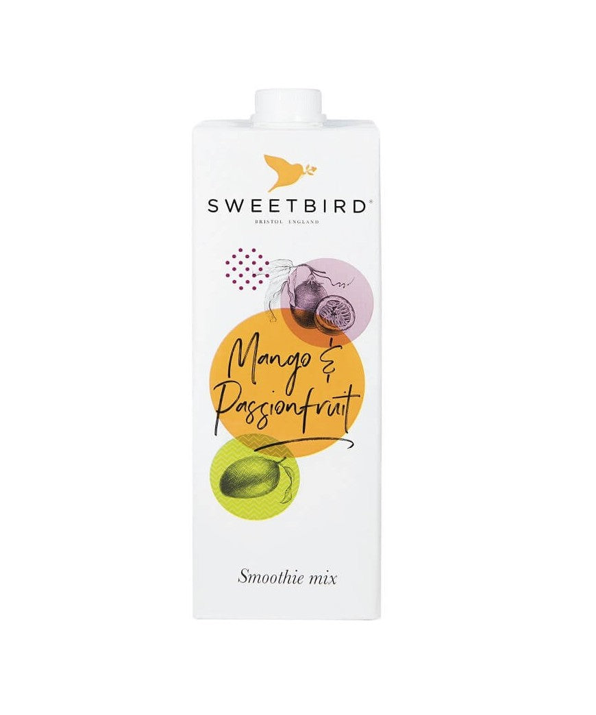 SWEETBIRD smoothie mišinys 1 L Smoothie Sweetbird Mangų-pasiflorų 